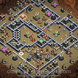 Base plan (layout), Town Hall Level 14 for clan wars (#94)