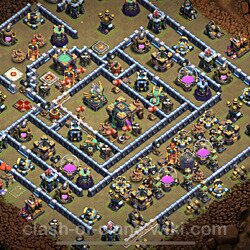 Base plan (layout), Town Hall Level 14 for clan wars (#97)