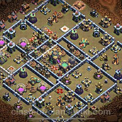 Base plan (layout), Town Hall Level 14 for clan wars (#99)