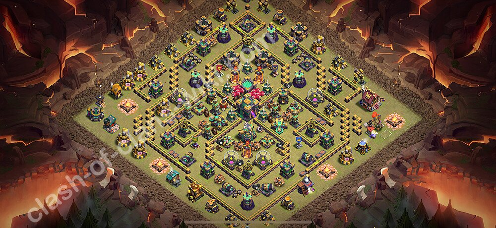 Top Anti 3 Etoiles Base de Guerre HDV 14 + Lien (Link), Anti tout 2026 gdc - Hôtel de Ville 14 Base Copier, #168