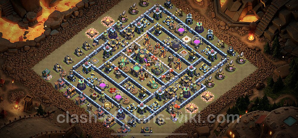 Die Clan War Base RH14 + Link - COC Rathaus Level 14 Kriegsbase (CK / CW), #78