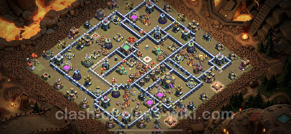 Die Clan War Base RH14 + Link - COC Rathaus Level 14 Kriegsbase (CK / CW), #82