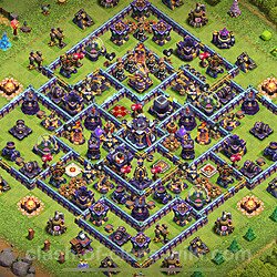 Base plan (layout), Town Hall Level 15 for trophies (defense) (#1010)