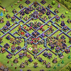 Anti Everything TH15 Base Plan with Link, Copy Town Hall 15 Design 2023, #1291