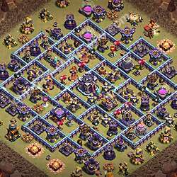 Diseño de aldea Anti 3 Estrellas Ayuntamiento 15 Copiar, Anti Todo - COC TH15 Perfecta Distribucion 2026 + Enlace, #1469