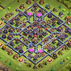TH15 Trophy Base Plan with Link, Legend League, Hybrid, Copy Town Hall 15 Base Design 2026, #2527