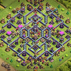 TH15 Anti 2 Stars Base Plan with Link, Legend League, Copy Town Hall 15 Base Design 2026, #2560