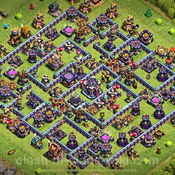 Base plan (layout), Town Hall Level 15 for trophies (defense) (#2640)