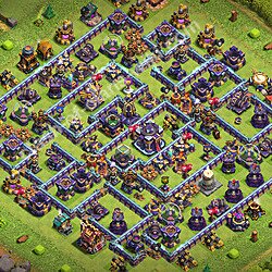 トロフィーコレクションの基本計画タウンホールレベル15, 異形2640
