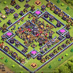 TH15 Anti 2 Stars Base Plan with Link, Anti Everything, Copy Town Hall 15 Base Design 2026, #2867