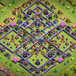 Die Anti 2 Sterne Base RH15 + Link 2026 - COC Rathaus 15 Kopieren Base, #3197