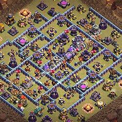 Anti Everything TH15 Base Plan with Link, Copy Town Hall 15 Design 2026, #3262