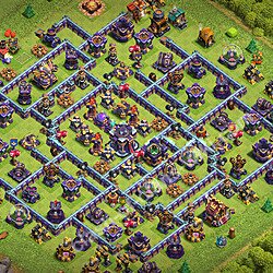 Base plan (layout), Town Hall Level 15 for trophies (defense) (#3278)
