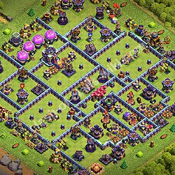 Base plan (layout), Town Hall Level 15 for trophies (defense) (#3455)