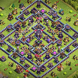 Base plan (layout), Town Hall Level 15 for trophies (defense) (#3547)