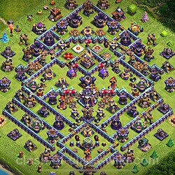 Base plan (layout), Town Hall Level 15 for trophies (defense) (#724)