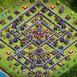 Base plan (layout), Town Hall Level 15 for trophies (defense) (#736)