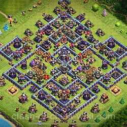 Base plan (layout), Town Hall Level 15 for trophies (defense) (#753)