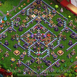 Base plan (layout), Town Hall Level 15 for trophies (defense) (#868)