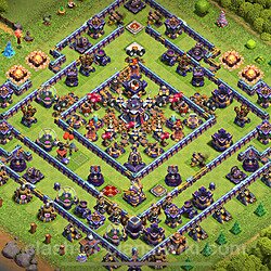 Base plan (layout), Town Hall Level 15 for trophies (defense) (#950)