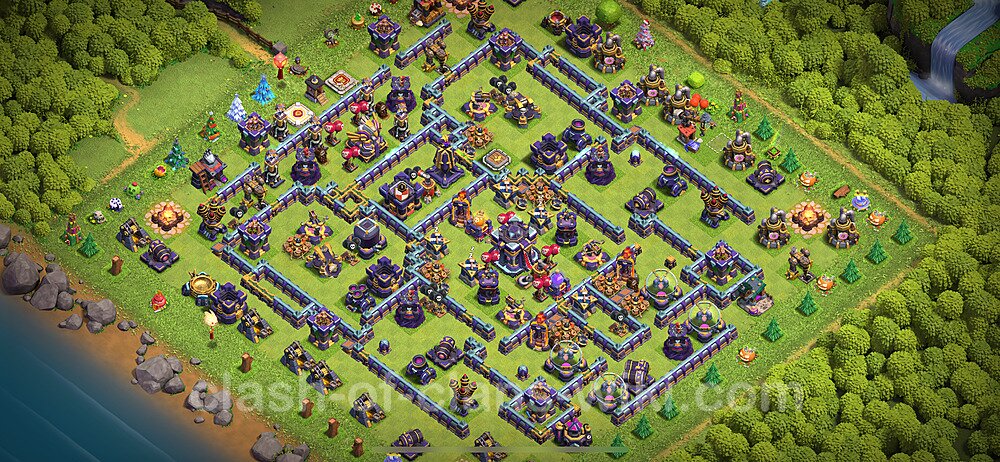 Anti Everything TH15 Base Plan with Link, Anti 3 Stars, Copy Town Hall 15 Design 2024, #1090