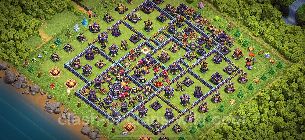 TH15 Anti 3 Stars Base Plan with Link, Anti Everything, Copy Town Hall 15 Base Design 2024, #1399