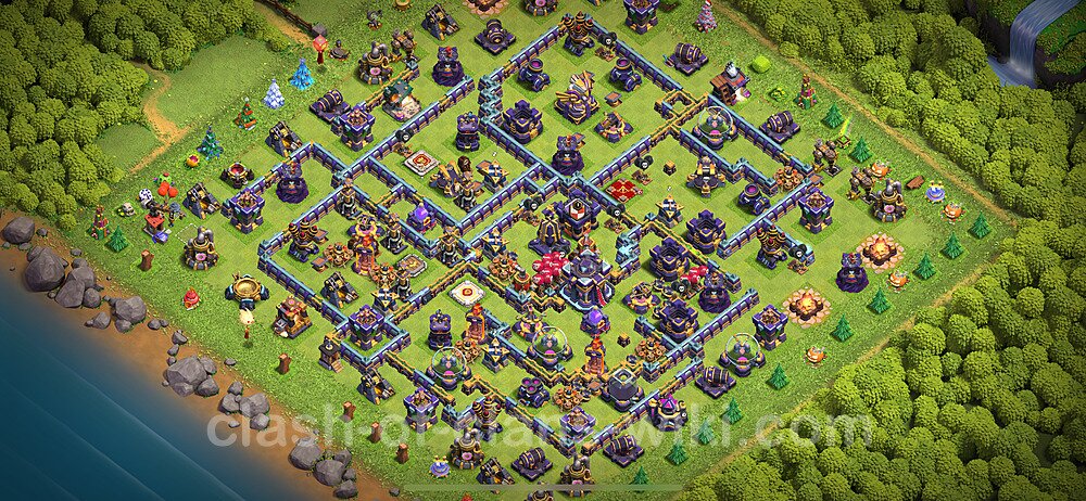 TH15 Anti 2 Stars Base Plan with Link, Anti Everything, Copy Town Hall 15 Base Design 2024, #1461