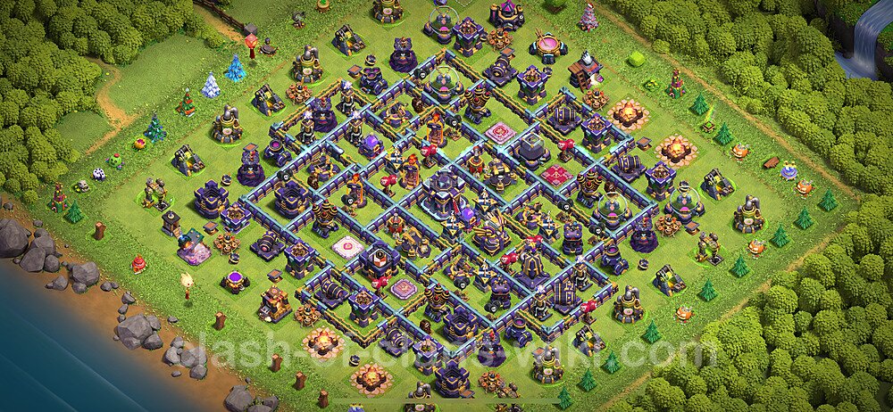 TH15 Anti 3 Stars Base Plan with Link, Anti Everything, Copy Town Hall 15 Base Design 2024, #1469
