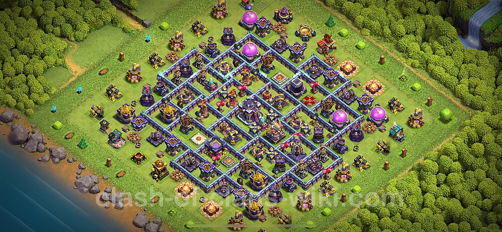 TH15 Anti 3 Stars Base Plan with Link, Anti Everything, Copy Town Hall 15 Base Design 2024, #1469