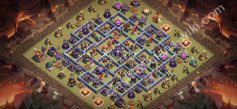 Diseño de aldea Anti 3 Estrellas Ayuntamiento 15 Copiar, Anti Todo - COC TH15 Perfecta Distribucion 2026 + Enlace, #1469