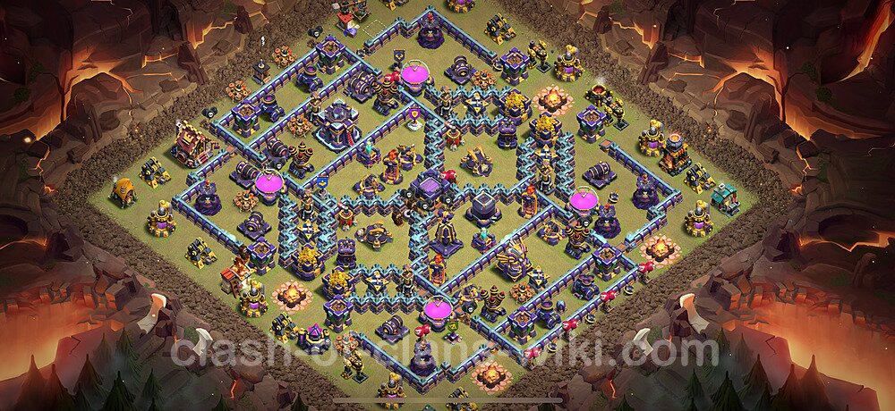 TH15 Anti 3 Stars Base Plan with Link, Anti Everything, Copy Town Hall 15 Base Design 2025, #2760