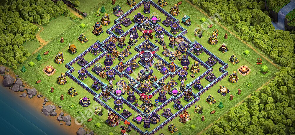TH15 Trophy Base Plan with Link, Copy Town Hall 15 Base Design 2026, #3547