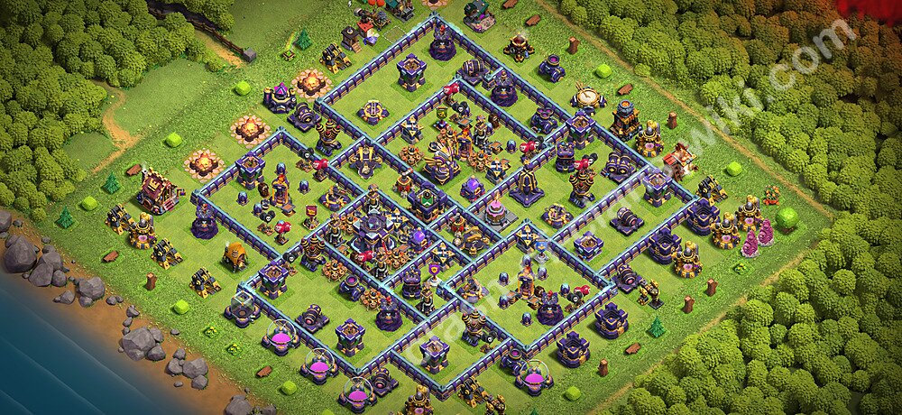 TH15 Anti 3 Stars Base Plan with Link, Copy Town Hall 15 Base Design 2026, #3684
