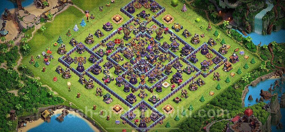 Расстановка 12 тх в clash of clans