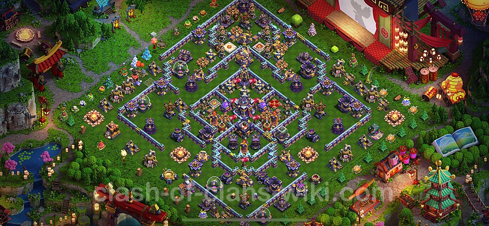 TH15 Anti 3 Stars Base Plan with Link, Anti Everything, Copy Town Hall 15 Base Design 2024, #868