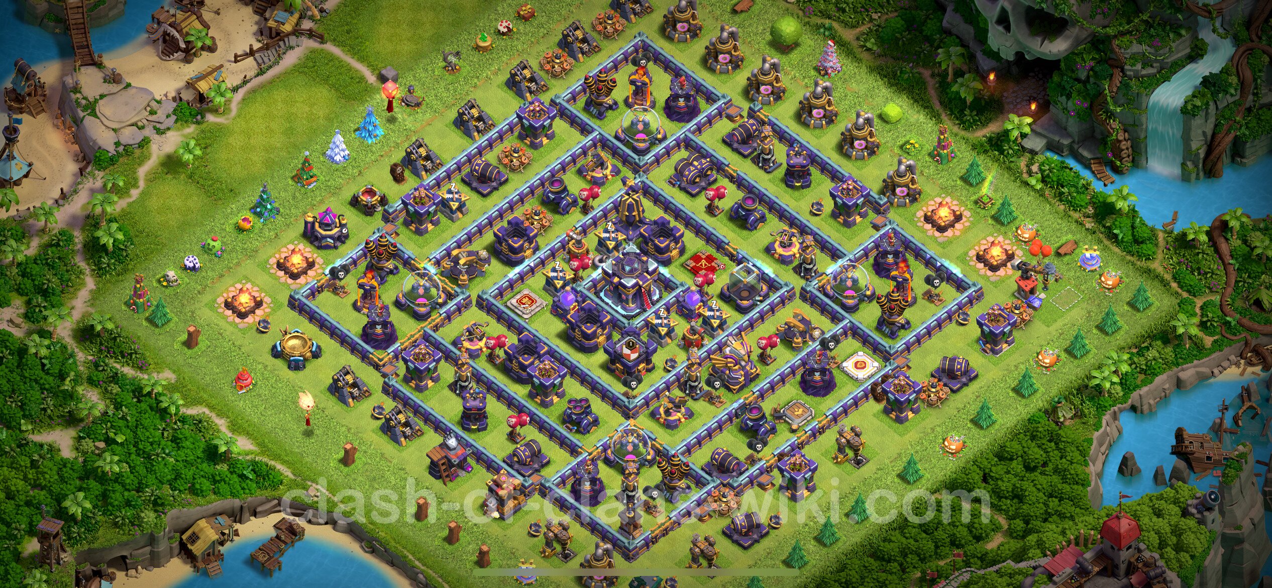 Farming Base TH15 With Link Anti 3 Stars Hybrid Clash Of Clans 2024   Th15 Farm 6 