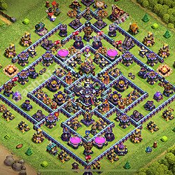 Municipio livello 15 Base + Link, Anti 2 stelle - Miglior Disposizione villaggio per Farming COC 2026 TH15, #2525