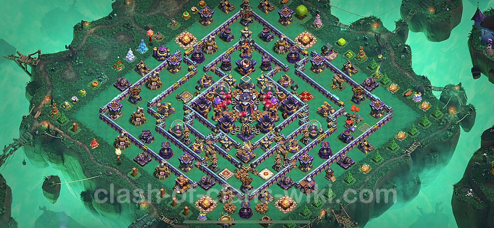 Base plan TH15 (design / layout) with Link, Anti 3 Stars, Hybrid for Farming 2024, #10
