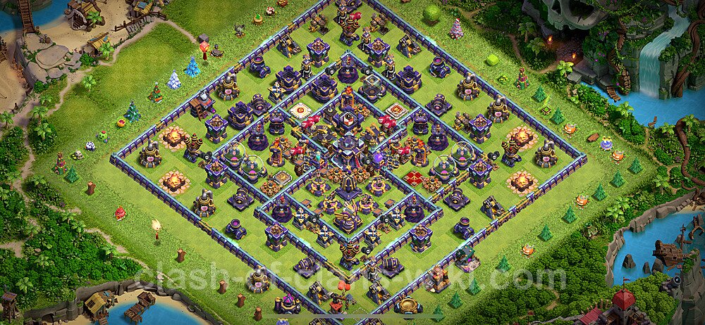 Base plan TH15 (design / layout) with Link, Anti Everything, Hybrid for Farming 2024, #2