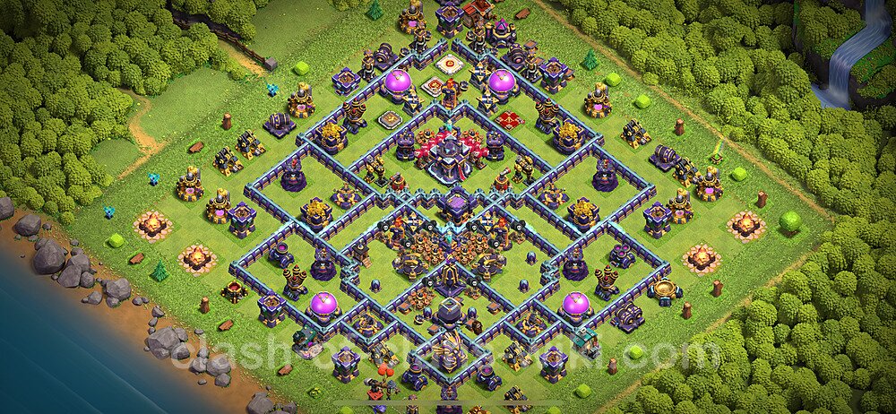 Base plan TH15 Max Levels with Link, Anti Everything for Farming 2024, #2227