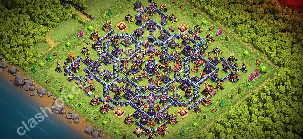 Farming Base Maxé HDV 15 + Lien (Link) 2026 - Maxé Hôtel de Ville 15 Base Copier, #2641