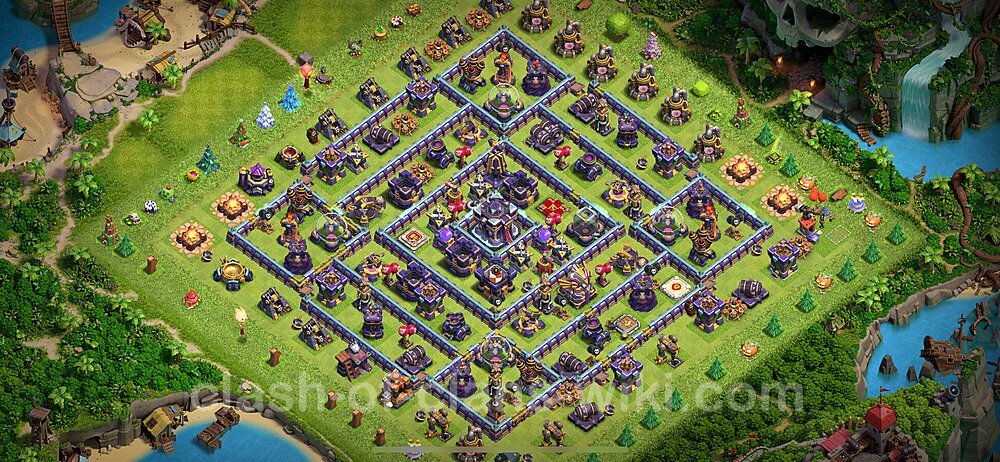 Base plan TH15 (design / layout) with Link, Anti 3 Stars, Hybrid for Farming 2024, #6