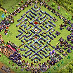 Base plan (layout), Town Hall Level 15 Troll / Funny (#1146)
