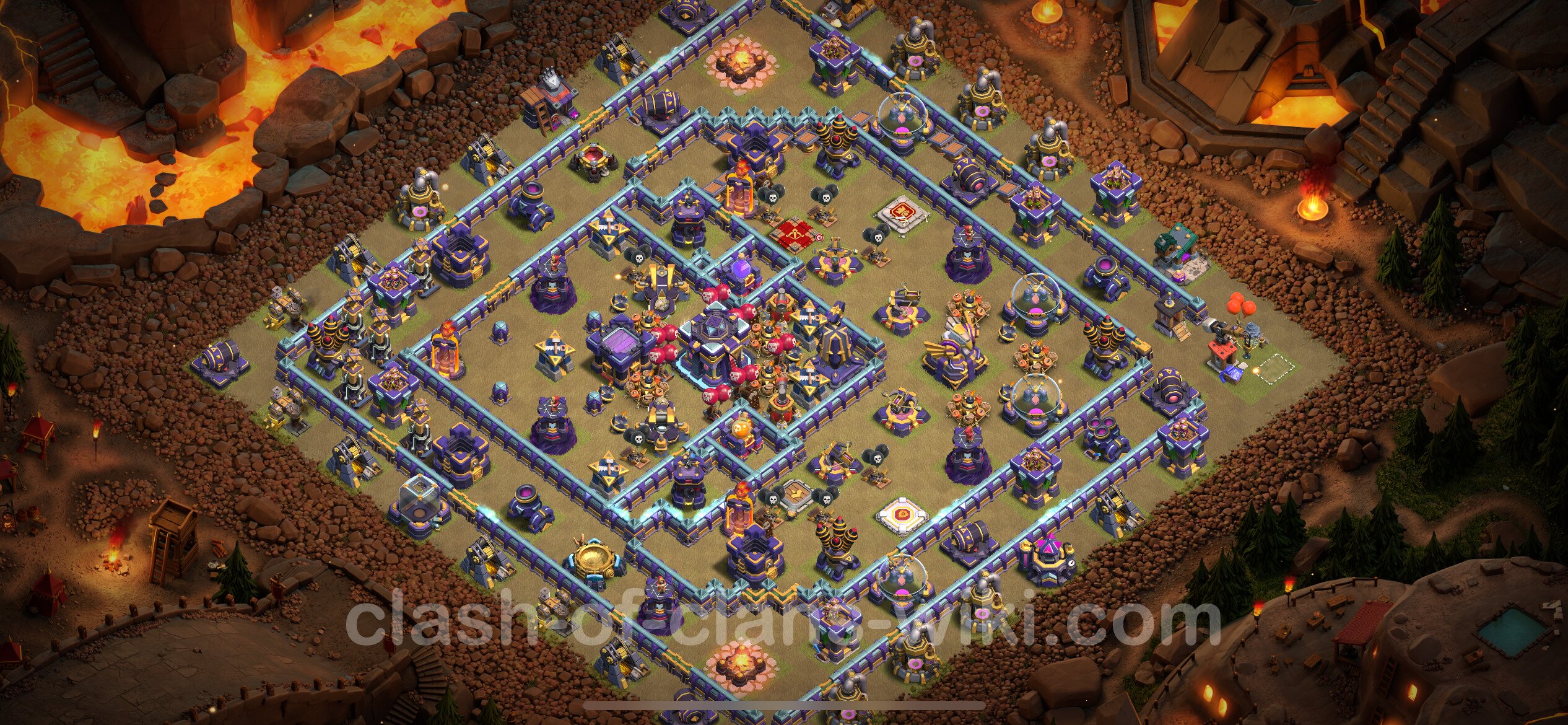 Meilleur Anti 3 Etoiles Base de Guerre HDV 15 gdc + Lien (Link), Anti tout 2023 Hôtel de Ville