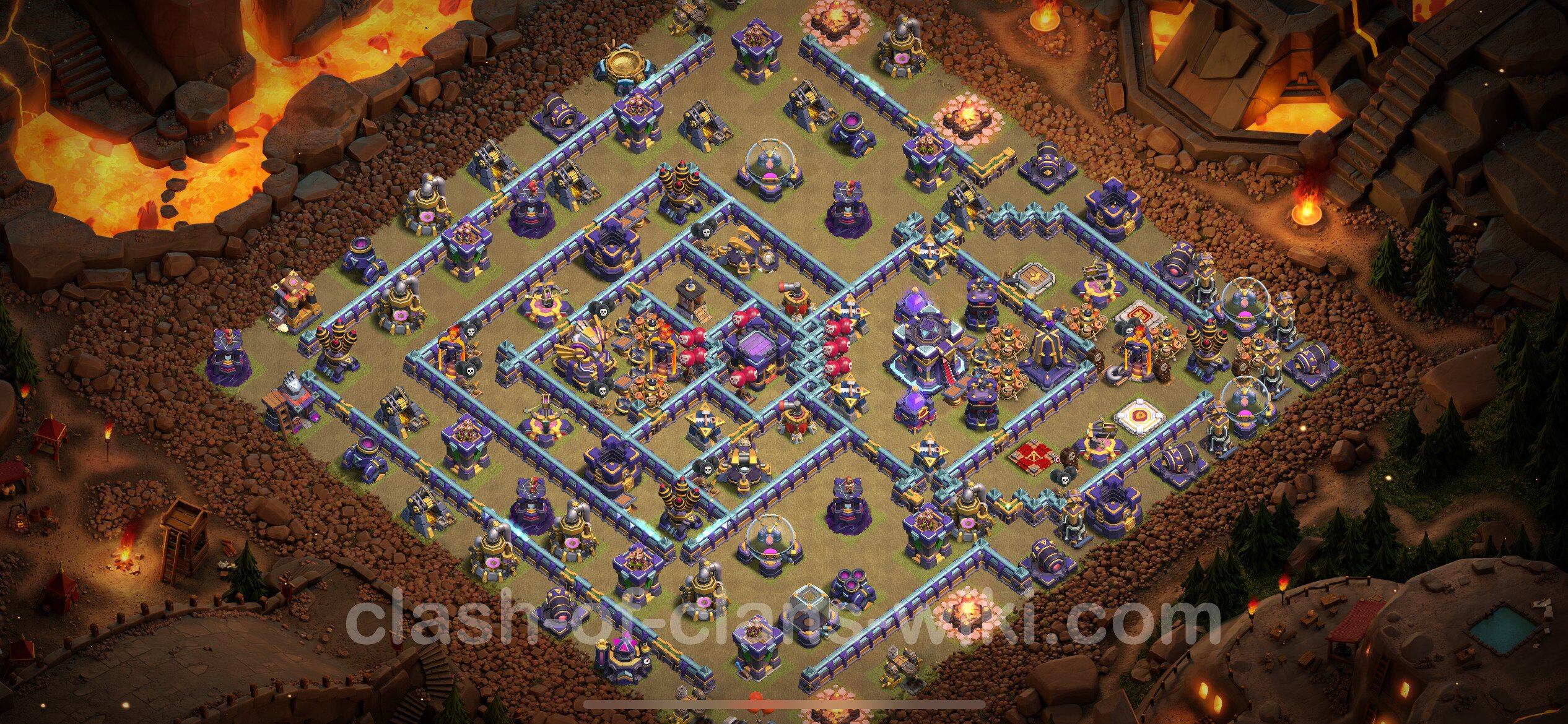 Best Anti 2 Stars War Base Th15 With Link Anti Everything 2023 Town Hall Level 15 Cwl Base 3476