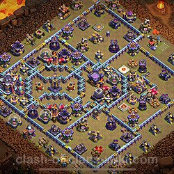 Die Anti 2 Sterne Clan War Base RH15 + Link 2023 - COC Rathaus Level 15 Kriegsbase (CK / CW), #1384