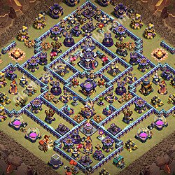 Top Anti 2 Etoiles Base de Guerre HDV 15 + Lien (Link) 2026 gdc - Hôtel de Ville 15 Base Copier, #2243