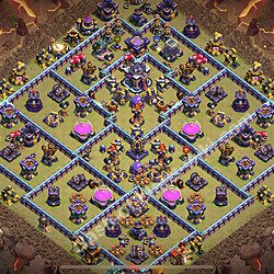 Municipio livello 15 Base di Guerra + Link, Anti Air / Electro Dragon - Anti 3 Stelle Disposizione Villaggio COC 2026 TH15, #3196