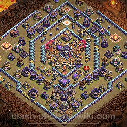 Base plan (layout), Town Hall Level 15 for clan wars (#718)