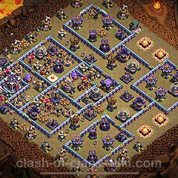 Base plan (layout), Town Hall Level 15 for clan wars (#756)
